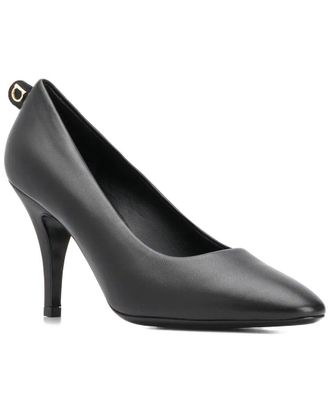 Ferragamo Gancini 95Mm Leather Pump