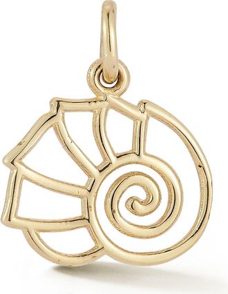 Ember Fine Jewelry 14K Gold Shell Charm at Nordstrom Rack