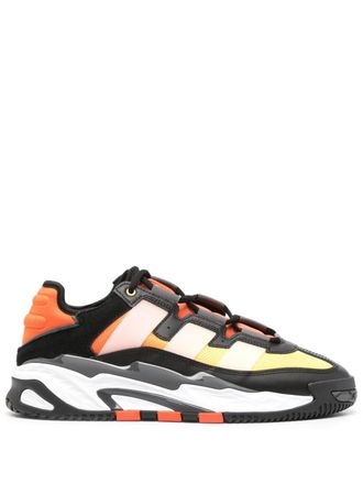 adidas Niteball leather sneakers - men - Calf Leather/Fabric/Fabric/Rubber - 13.5 - Black