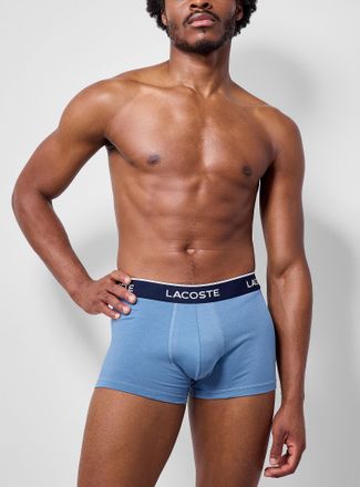 Lacoste Mens 3 pastel stretch trunk Cotton