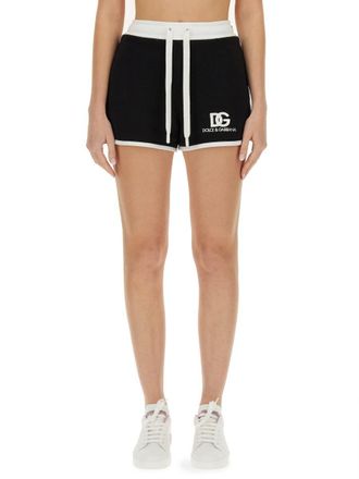 Dolce & Gabbana Shorts With Logo Embroidery
