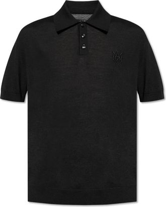 Amiri Mohair Polo - Heren - Polos - Zwart - M - Tops