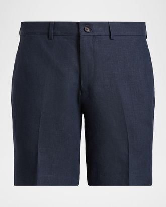 Ralph Lauren Purple Label Gregory Hand-Tailored Linen Short