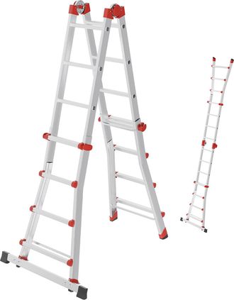 Hailo Escalera Multifuncional Hailo M80 Capacidad 150 Kg Aluminio