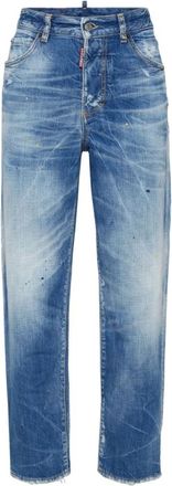 Dsquared2 Stijlvolle Broeken voor Mannen - Dames - Regular Fit Jeans - Blauw - 2XS - Jeans