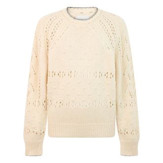 Isabel Marant Round-neck Pullover - female - Marant &eacute;toile - Round-neck Knitwear - Beige - XS - Knitwear