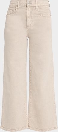 LE JEAN Juliette Wide-Leg Ankle Jeans