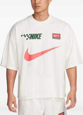 Nike logo-print T-shirt - unisex - Polyester - L - White