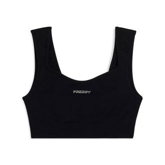 Freddy Top sportivo seamless con scollo a cuore e supporto leggero