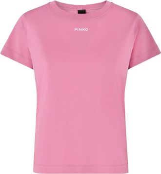 Pinko logo T-shirt - women - Cotton - L
