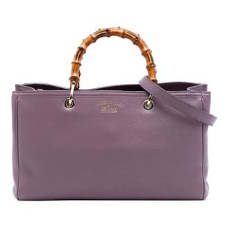Gucci Pre-owned Gucci Medium Calfskin Bamboo Shopper Satchel Ladies X2K4R42W1BJJZ9Y2