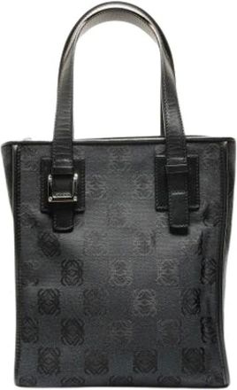 Loewe Pre-owned Handbags, female, Black, Size: ONE SIZE Pre-owned Fabric Handbag