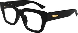 Bottega Veneta Vierkant Optisch Montuur - unisex - Brillen - Zwart - 50 MM - Accessoires