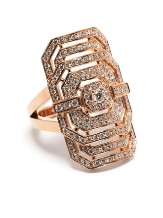 Statement 18kt ros&eacute;gouden ring