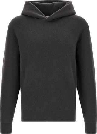 Christophe Lemaire Hooded Sweater - Heren - Hoodies - Grijs - L - Kasjmier - Hoodies & sweatvesten
