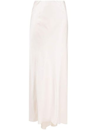 PESERICO Satijnen maxi-rok - Beige