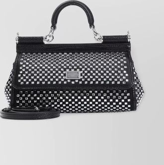 Dolce & Gabbana checkered pattern shoulder bag