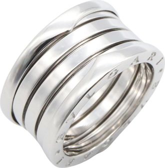 Bulgari White Gold White Gold (18K) Band Ring (Pre-Owned)