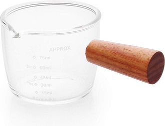 OEM Vaso Medidor De Espresso De 75 Ml, Vaso Medidor De Leche L&iacute;quida Y En Polvo Para Barista, Caf&eacute; Y Capuchino