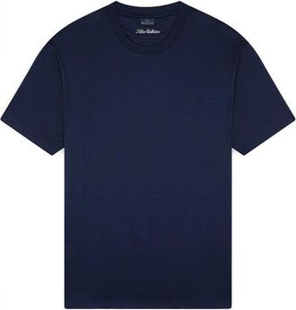 Paul & Shark Elegant katoenen T-shirt met geborduurd logo - Heren - T-shirts - Blauw - XL - Katoen - Tops