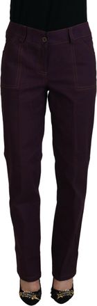 Bencivenga Cotton Mid Waist Women Tape Womens Pants