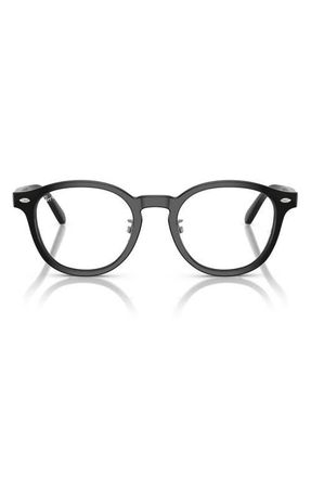Ray-Ban 49mm Square Optical Glasses in Black at Nordstrom