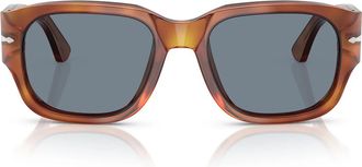 Persol Sunglasses Po3380 S 96/56 Terra Di Siena/Blue Unisex