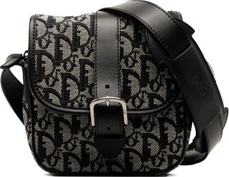 Dior 2003 Diorissimo Trotter canvas crossbodytas - Zwart