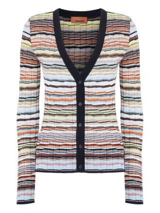 Missoni Cardigan a righe - Blu