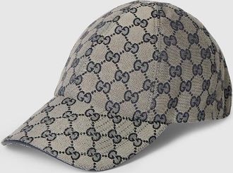 Gucci GG Cotton Canvas Baseball Hat, Blue