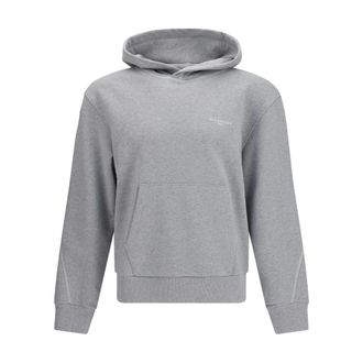Givenchy Hoodies & sweatvesten, Heren, Grijs, S, Katoen, Couture Seam Hoodie