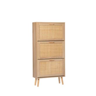 Klast Zapatero estrecho efecto madera natural 64x129 cm