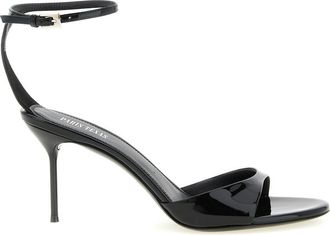 PARIS TEXAS Black Leather Heels