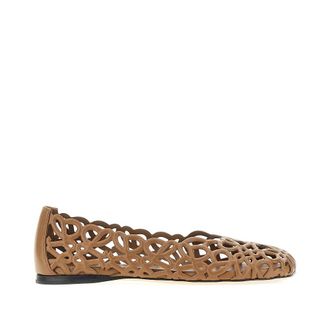 Loewe Petal Anagram leather ballet flats Woman 36