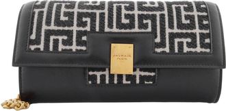 Balmain 1945 Jacquard Monogram Wallet