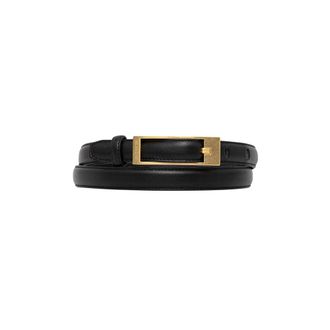Anine Bing Elly Riem - Dames - Accessoires - Zwart - Maat: Xs/S Leer