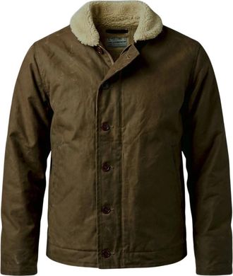 CHESAPEAKE'S Wilson Deck Jacket Waxed Cotton HS - Jackets - Hombre - Marr&oacute;n - L