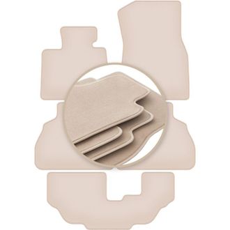 OEM Alfombrillas Premium Beige Para: Bmw X7 G07 7 Plazas 2018
