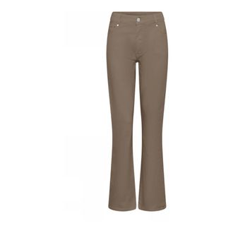 C.Ro Dames, Jeans, Bruin, Maat: 4XL