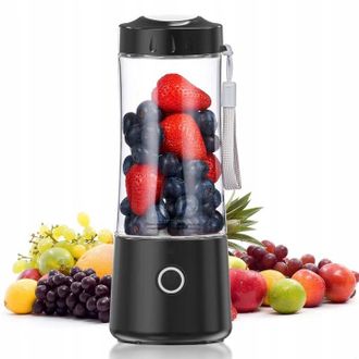 OEM Minibatidora De 400 Ml Con 6 Cuchillas De Acero Inoxidable Para Zumos Y Batidos