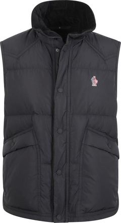 Moncler Chaleco acolchado de plumas Evans - Jackets - Hombre - Negro - XL