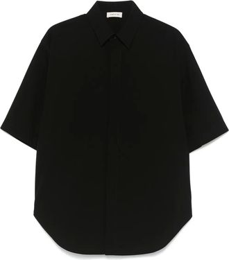 Fear of God Oxford overhemd met korte mouwen - Zwart