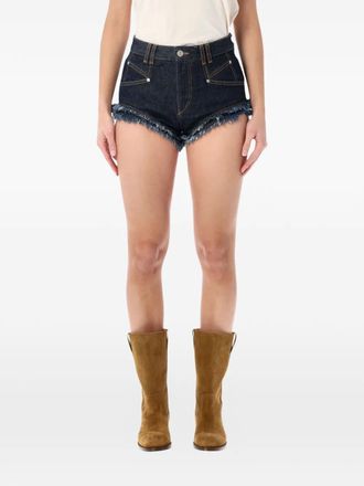 Isabel Marant Eneidala denim shorts - Blauw