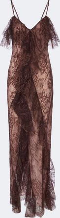 Blumarine Ruffled lace gown