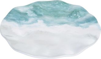 Beachcombers Shoreline Melamine Set of 4 Salad Appetizer Serving Plates 6.38 in Blue at Nordstrom