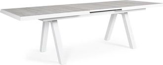 BIZZOTTO Bizzotto - Mesa Extensible Krion 205/265x103x78h cm Blanco