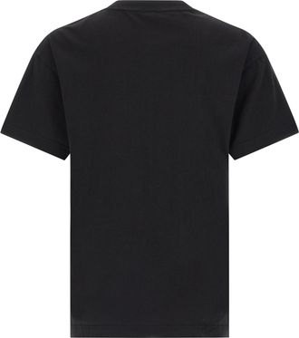 Palm Angels Mens Black Cotton T-Shirt