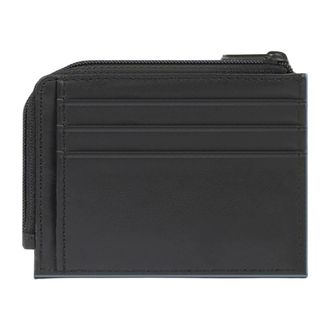 Piquadro Wallets & Cardholders, male, Black, Size: ONE SIZE Portamonete in pelle con porta documenti e carte