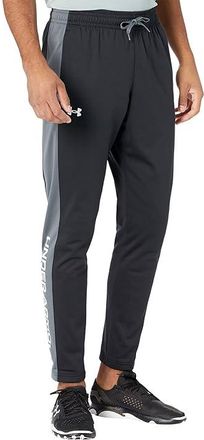 Under Armour Brawler Pants Mens Casual Pants Black/White : 3XL, Tricot/Polyester