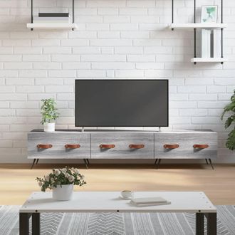vidaXL Vidaxl - Mueble De Tv Madera De Ingenier&iacute;a Gris Sonoma 150x36x30 Cm